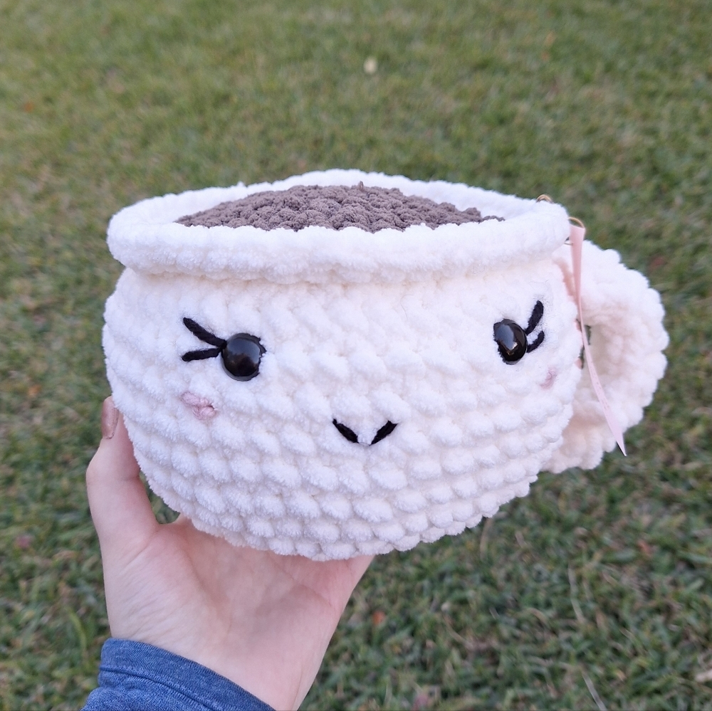 Handmade‎ Crocheted Cocoa Mug Plush